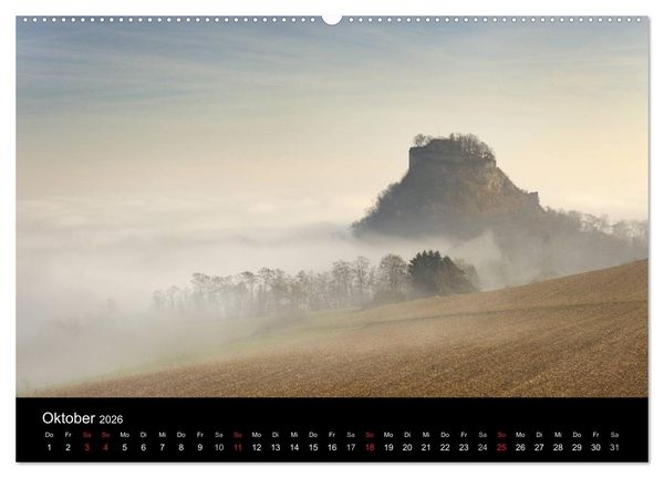 Produktbild: Vulkanlandschaft Hegau 2026 (Wandkalender 2026 DIN A2 quer), CALVENDO Monatskalender