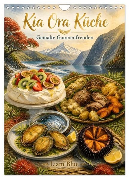 Produktbild: Kia Ora K&uuml;che - Gemalte Gaumenfreuden (Wandkalender 2027 DIN A4 hoch), CALVENDO Monatskalender
