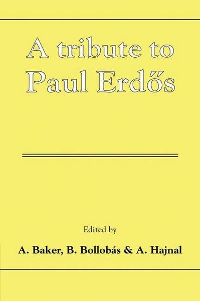 Produktbild: A Tribute to Paul Erdos