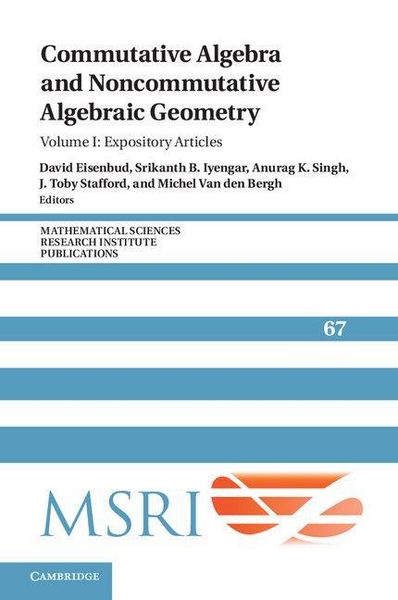 Produktbild: Commutative Algebra and Noncommutative Algebraic Geometry