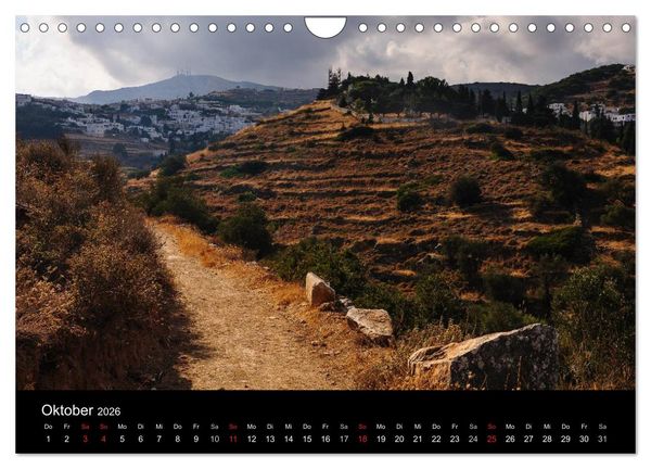 Produktbild: Kykladen - Inseln im Licht (Wandkalender 2026 DIN A4 quer), CALVENDO Monatskalender