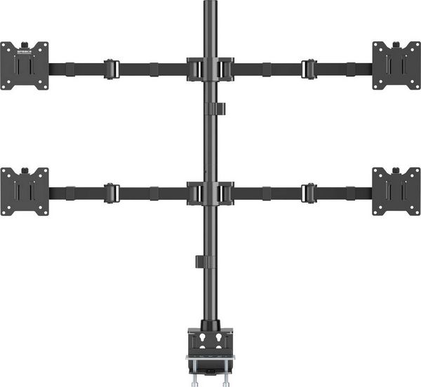 Produktbild: SpeaKa Professional SP-MM-541 Monitor-Tischhalterung 4 Display(s) 43,2cm (17\") - 88,9cm (35\") Schwarz Drehbar, H&ouml;henverstellbar