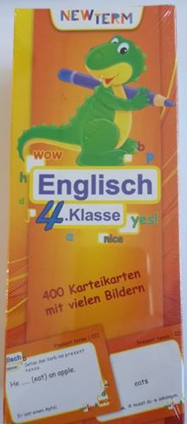 Karteikartenbox Englisch, Klasse 4