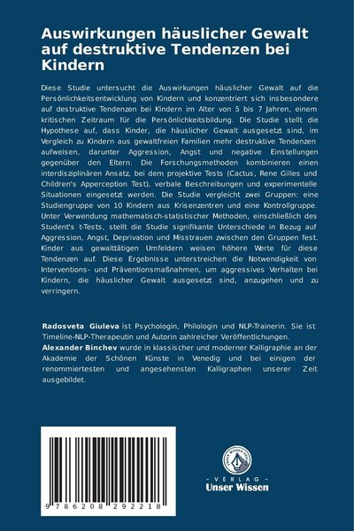 Produktbild: Auswirkungen h&auml;uslicher Gewalt auf destruktive Tendenzen bei Kindern