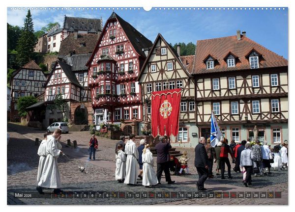 Produktbild: Miltenberg am Main (hochwertiger Premium Wandkalender 2026 DIN A2 quer), Kunstdruck in Hochglanz