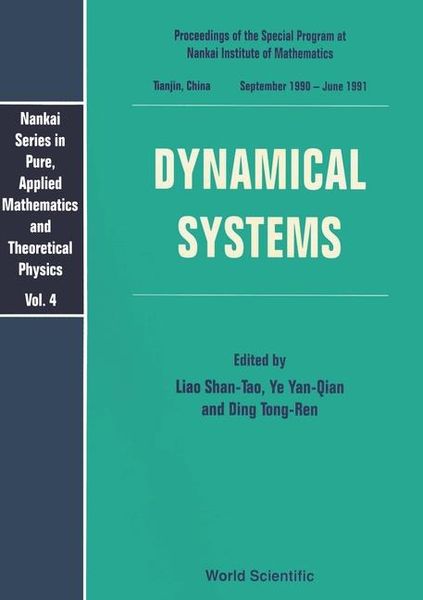 Produktbild: Dynamical Systems - Proceedings of the Special Program at Nankai Institute of Mathematics