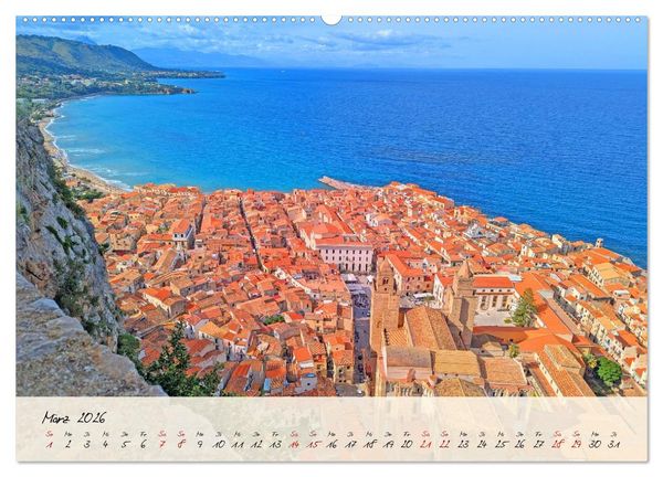 Produktbild: Siziliens Zauber &ndash; Von Palermo bis Taormina (Wandkalender 2026 DIN A2 quer), CALVENDO Monatskalender