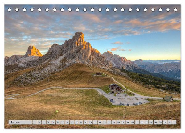 Produktbild: Wundersch&ouml;ne Dolomiten (Tischkalender 2026 DIN A5 quer), CALVENDO Monatskalender