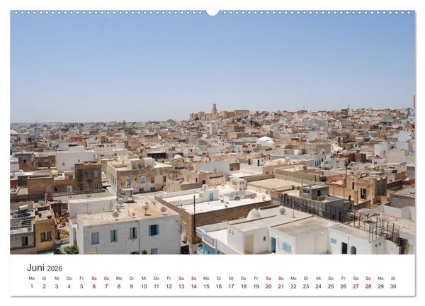 Produktbild: Tunesien - Das beeindruckende Land in Nordafrika. (Wandkalender 2026 DIN A2 quer), CALVENDO Monatskalender
