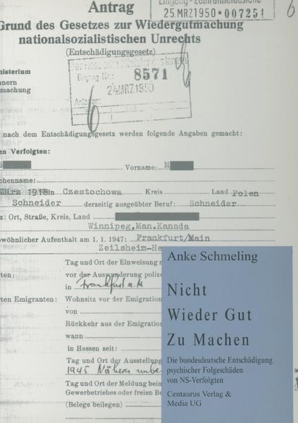 Produktbild: Nicht - Wieder Gut - Zu machen