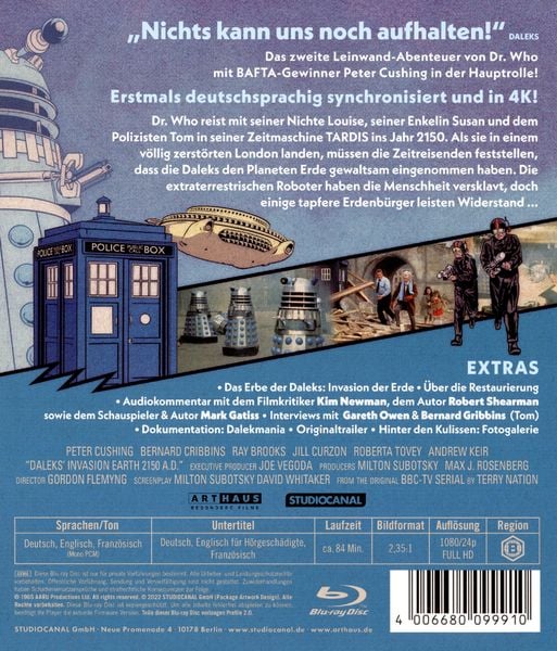 Produktbild: Dr. Who: Die Invasion der Daleks auf der Erde 2150 n. Chr.