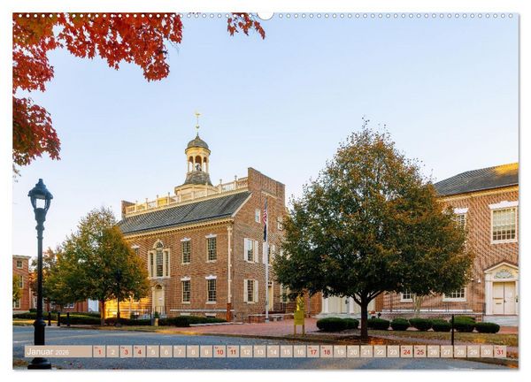 Produktbild: Delaware. Kleine Perle an der Ostk&uuml;ste der USA (Wandkalender 2026 DIN A2 quer), CALVENDO Monatskalender