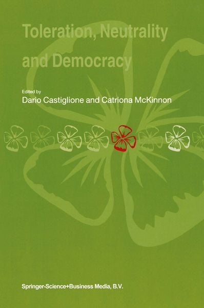 Produktbild: Toleration, Neutrality and Democracy