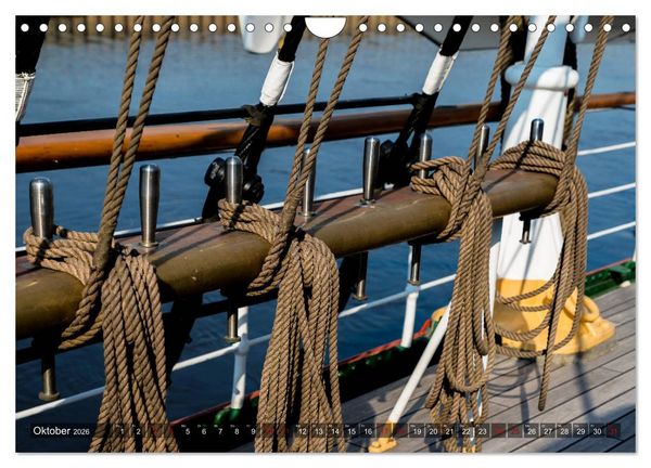 Produktbild: Letztes deutsches Vollschiff DAS SCHULSCHIFF DEUTSCHLAND (Wandkalender 2026 DIN A4 quer), CALVENDO Monatskalender