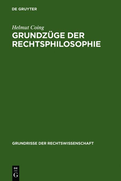 Produktbild: Grundz&uuml;ge der Rechtsphilosophie
