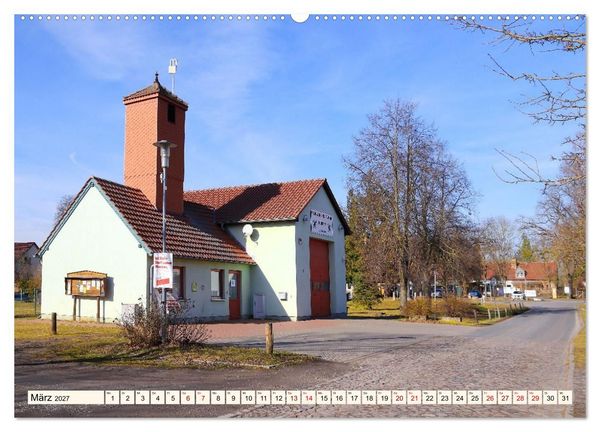 Produktbild: Brandenburg - Drei D&ouml;rfer im Naturpark Nuthe-Nieplitz - Fresdorf, St&uuml;cken, K&ouml;rzin (Wandkalender 2027 DIN A2 quer), CALVENDO Monatskalender