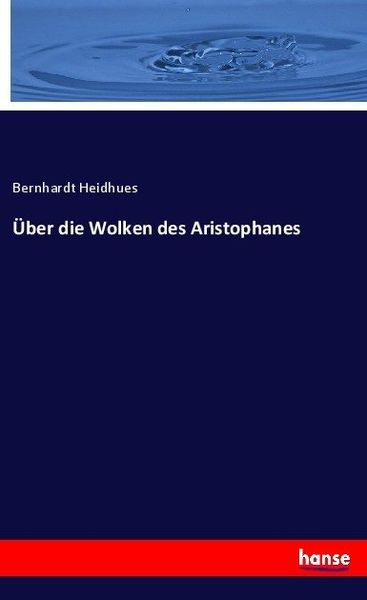 Produktbild: &Uuml;ber die Wolken des Aristophanes