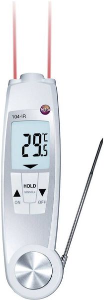 Testo 104-IR Einstichthermometer (HACCP) Messbereich Temperatur -50 bis 250 °C Fühler-Typ NTC HACCP-konform, Berührungsl