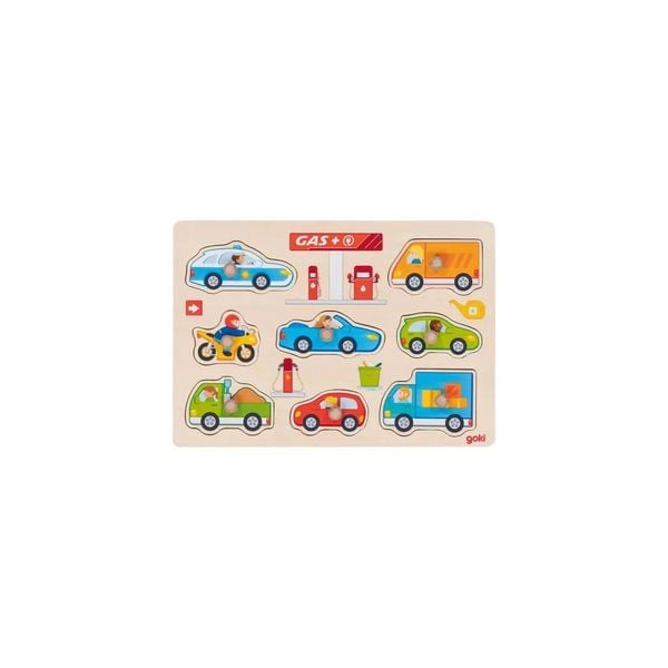 Produktbild: Steckpuzzle Tankstelle