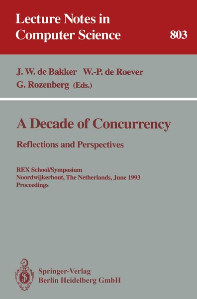 Produktbild: A Decade of Concurrency: Reflections and Perspectives