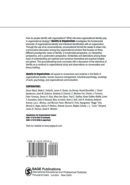 Produktbild: Identity in Organizations
