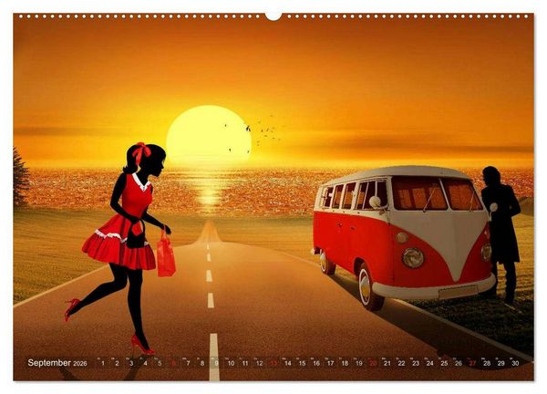 Produktbild: Ladies first by Mausopardia (Wandkalender 2026 DIN A2 quer), CALVENDO Monatskalender