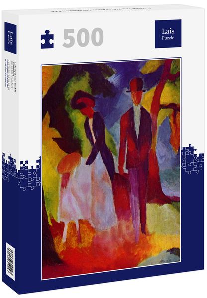 Lais Puzzle August Macke - Leute am blauen See 500 Teile