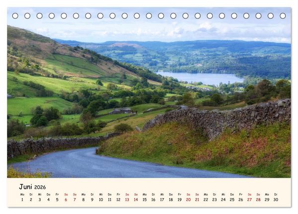 Produktbild: Lake District England (Tischkalender 2026 DIN A5 quer), CALVENDO Monatskalender
