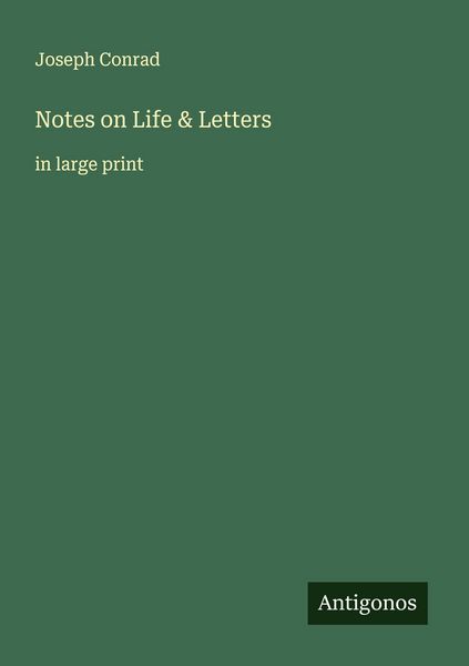 Produktbild: Notes on Life & Letters