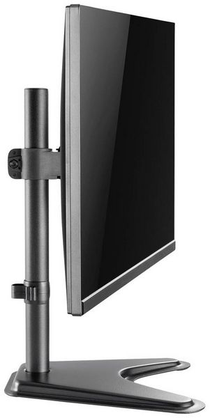 Produktbild: Manhattan 462037 Monitor-Tischhalterung 1 Display(s) 43,2 cm (17") - 68,6 cm (27") Schwarz Rotierbar, Neigbar, Schwenkbar, H&ouml;henverstellbar