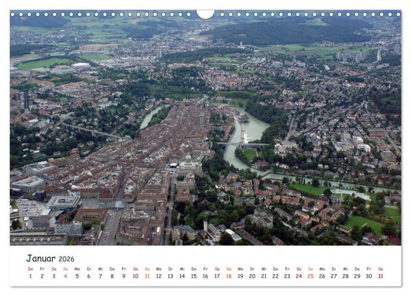 Produktbild: Bern... / Sehen und Erleben / Fotografischer Stadtrundgang (Wandkalender 2026 DIN A3 quer), CALVENDO Monatskalender