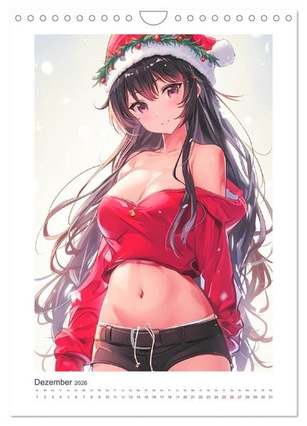 Produktbild: Manga-Girls. Coole Comics mit Ausstrahlungskraft (Wandkalender 2026 DIN A4 hoch), CALVENDO Monatskalender
