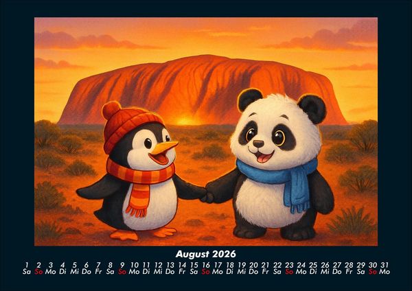 Produktbild: Pico & Pippin in Australien 2026 Fotokalender DIN A4