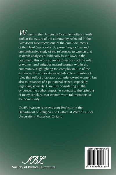 Produktbild: Women in the Damascus Document