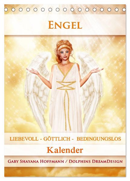 Engel - Kalender (Tischkalender 2024 DIN A5 hoch), CALVENDO Monatskalender