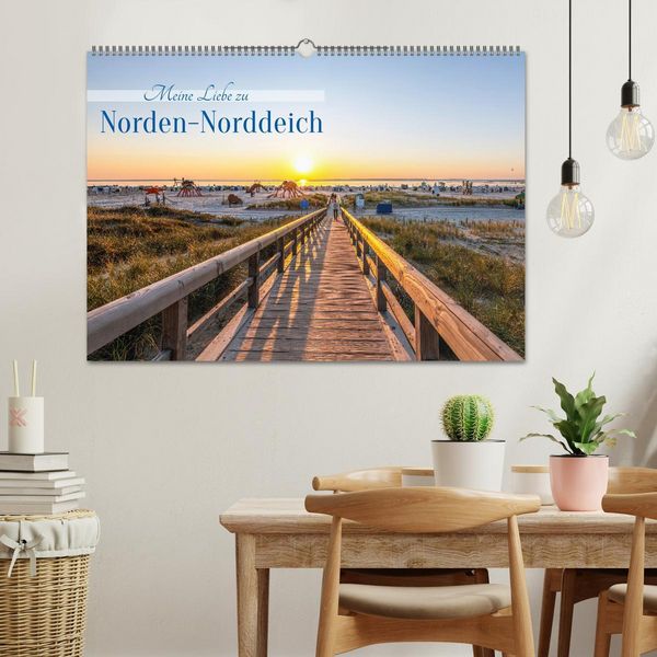Produktbild: Meine Liebe zu Norden-Norddeich (Wandkalender 2026 DIN A2 quer), CALVENDO Monatskalender