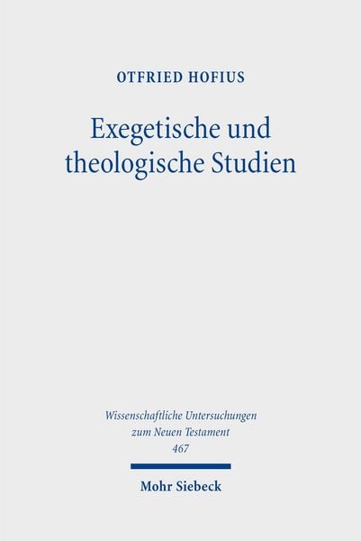 Produktbild: Exegetische und theologische Studien