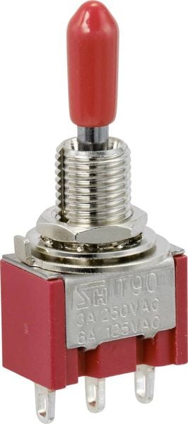 Produktbild: TRU COMPONENTS TC-9353992 Wippschalter 250 V/AC 3 A 1 x (Ein)/Aus/(Ein) tastend/0/tastend 1 St.