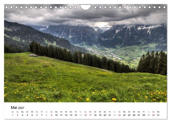 Produktbild: Berner Oberland (Wandkalender 2027 DIN A4 quer), CALVENDO Monatskalender