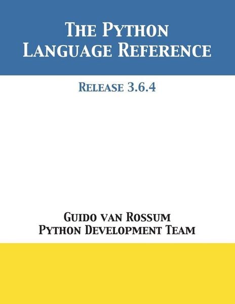 Produktbild: The Python Language Reference