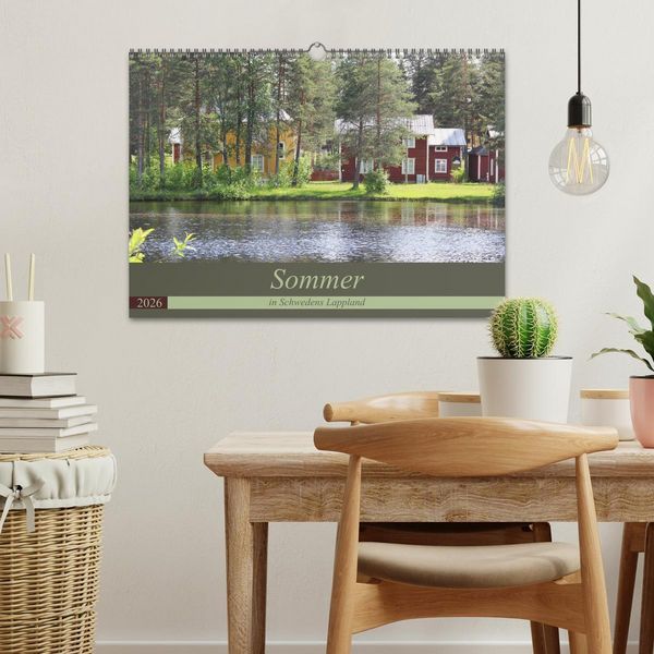 Produktbild: Sommer in Schwedens Lappland (Wandkalender 2026 DIN A3 quer), CALVENDO Monatskalender
