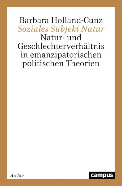 Produktbild: Soziales Subjekt Natur