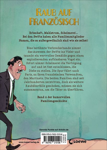 Produktbild: Die Swifts (Band 2) - Ein denkw&uuml;rdiger Diebstahl