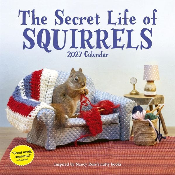 Produktbild: Secret Life of Squirrels Wall Calendar 2027