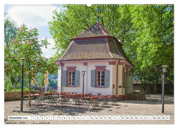 Produktbild: Bad S&auml;ckingen - St&auml;dtle am Hochrhein (hochwertiger Premium Wandkalender 2026 DIN A2 quer), Kunstdruck in Hochglanz