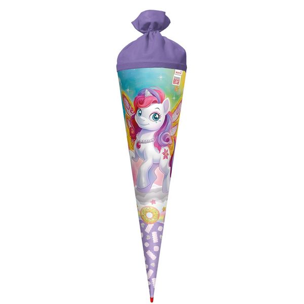 Motivschultüte 70 cm, Feen-Pferd Flora, Glitter