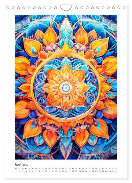 Produktbild: Zauberhafte Mandalas (Wandkalender 2026 DIN A4 hoch), CALVENDO Monatskalender