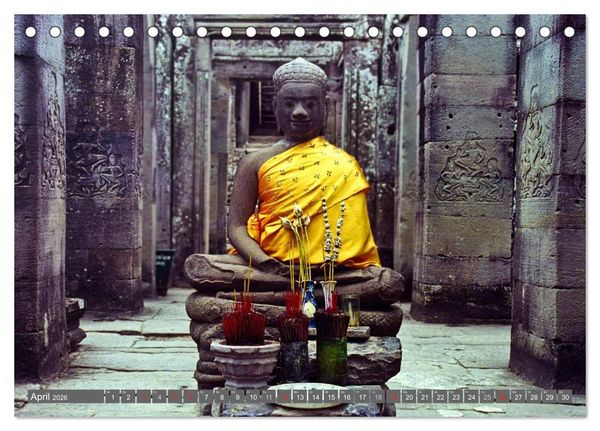 Produktbild: Kambodscha &bull; Angkor Wat (Tischkalender 2026 DIN A5 quer), CALVENDO Monatskalender