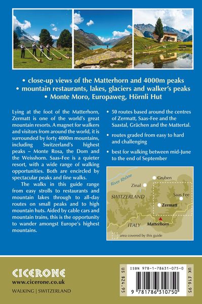 Produktbild: Walking in Zermatt and Saas-Fee