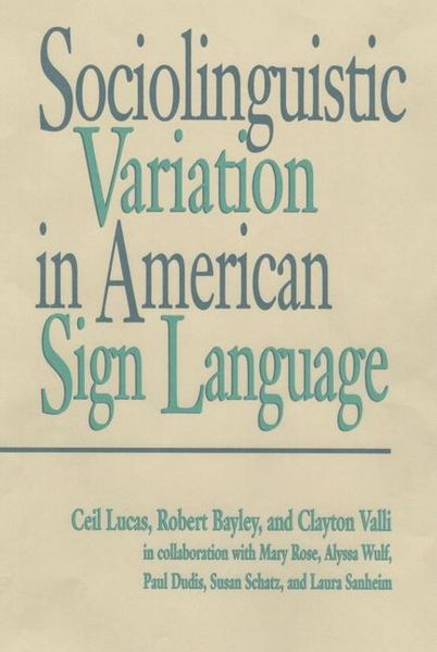 Produktbild: Sociolinguistic Variation in American Sign Language